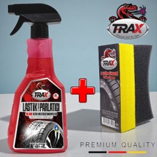 T-Rax Lastik Ve Tampon Parlatıcı Süper Sprey 500ml Aracınız İçin En İyisi 2'Li Sünger İle
