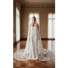 S&G Gelinlik 3 mt Uzun Duvak