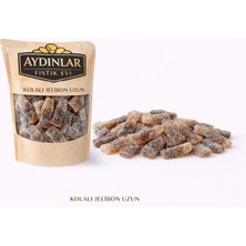 Aydınlar Fıstık Evi Kolalı Jelibon Uzun 500GR - Doğal Kurutulmuş Bitkisel Ürün