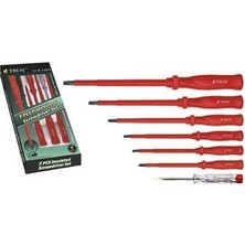 SHC4200 Troy 22300 Izoleli Tornavida Seti, 7 Parça