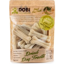 Dobi %100 Doğal Beyaz Pres Kemik Köpek Ödül Maması 35’li | Katkısız, Uzun Süre Çiğneme 10CM