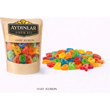 Aydınlar Fıstık Evi Harf Jelibon 500GR - Doğal Kurutulmuş Bitkisel Ürün