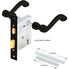 Storemax Security E 2666 Fransız Kolonyal Kapı Kolları, Ağır Döküm Tasarım, Klasik Bronz Kaplama, 1/4 Inç Tahrik Sistemi Kullanımı, (1 Set)