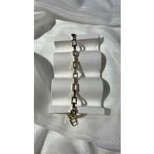 Gold Zirkon Taş Detay Xupingjewelry Bileklik