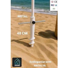 Dogant 48 cm Demir Şemsiye Sabitleme Kazığı