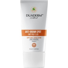 Duaderm Leke Karşıtı Yüz Güneş Kremi SPF50+, Vitamin C + Uva/uvb Korumalı, 50 ml