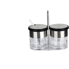 Akrilik Kaşıklı Reçellik Seti