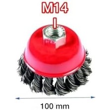 Siyah Çanak Tel Fırça 100 mm