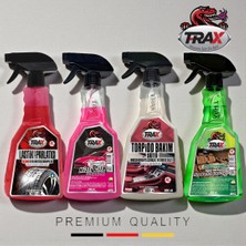 Aracınız Için En Iyisi T-Rax4'lü Set Lastik Parlatıcı + Döşeme Temizleyici + Torpido Sütü + Hızlı Cila 500 ml