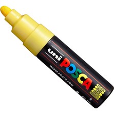 Uni Pc-7m Boya Işaretleyici Sanat Kalemleri - Büyük Uçlu 4,5-5,5 mm - 15 Renk - 2017 Için Yeni - Sarı