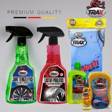 Aracınız Için En Iyisi T-Raxaraç Yıkama Temizlik Kiti Lastik Tampon Parlatıcı Jant Temizleyici Cilalı Şampuan Bez Koku