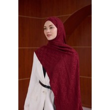 İpekhan Bordo Ipekhan Sedef Touch Şal 2100