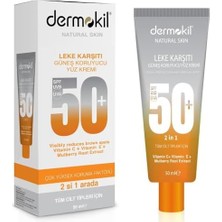 Dermokil SPF 50+ Leke Karşıtı Güneş Koruyucu Yüz Kremi 50 Ml Tüm Cilt Tipleri İçin Özel Formül