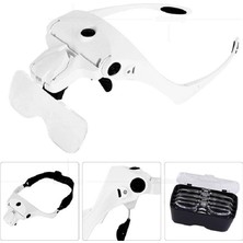 Magicool Şarjlı Gözlük Büyüteç Çalışma Büyüteci 5 Lensli 9892B2C