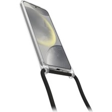 React Necklace Galaxy S24 Için Kılıf, Ultra Ince, Koruyucu Kılıf, Ayarlanabilir ve Çıkarılabilir Cep Telefonu Zincirli, Askeri Standartlara Göre Test Edilmiştir