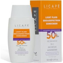 Licape Yüksek Koruma Suya Dayanıklı 50 Spf Likit Güneş Kremi – Tüm Cilt Tiplerine Uygun, Hafif ve Hızla Emilen Güneş Koruyucu – Uva/uvb Koruması ile Nemlendirici Formül – 50 ml