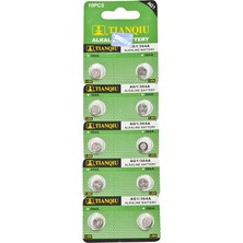 Tıanqıu Ag1 LR621/364 Alkalin 10'lu Düğme Pil FLZR-RS34