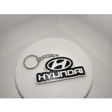 Hyundai Logolu Araç Anahtarlığı