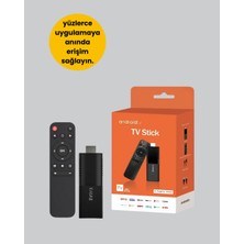 Android Tv Stick 4K Ultra Hd Görüntü Destekli FLZORA-RS3456