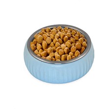 Mikopet Organik Seramik Mama Kabı Mavi FLZORA-RS3456