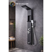 Newarc Domino Duş Paneli Metalik Gri 440971G