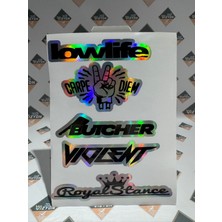 Hologram Kart Araba Arka Cam Yazıları 1 Adet Hologramlı Yeni Model