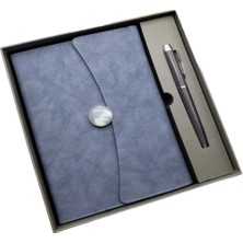 Hype Store Defter Kalem Set Kutulu Hediyelik Set Gri