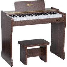 Hype Store Midex CP-360C Ahşap Çocuk Piyanosu Pilli 37 Tuşlu Gerçek Piyano Tuşları