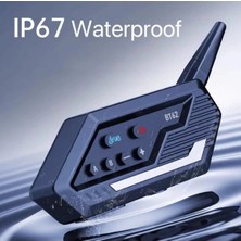 Magicool BT62 Motosiklet Kask Kulaklığı Bluetooth Intercom 2 Intercom Bağlantılı
