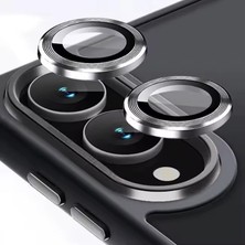 Hype Store S25 Edge Ile Uyumlu Kamera Lens Koruyucu (Gümüş)