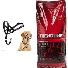 Hype Store Company Of Animals Halti Ağızlıklı Tasma, Boyut 3 Siyah + Trendline Kuzu Etli & Pirinçli Yetişkin Kö