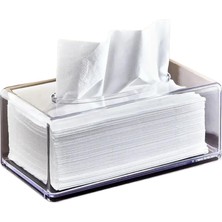 Hype Store Peçete Organizeri Şeffaf Peçetelik Peçete Düzenleyicimendil Peçete Koyucu Mendil Kabı (1)