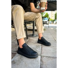 CH979  Santoni Crt Spor Erkek Ayakkabı Sıyah