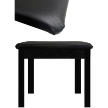 Hype Store TBX-144BK Üst Kalite Piyano Taburesi Gizli Bölmeli Siyah Renk (32X54X48)