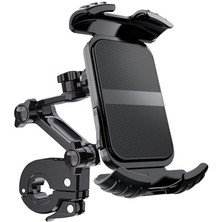 Hype Store Apera NR51 Motosiklet Bisiklet Telefon Tutucu Tek El Kullanım Otomatik Kilitleme