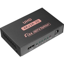 Hytech Hy-Lu4, 4xhdmı, 2k-4k, Monitör Çoklayıcı, (1pc-4monitör)