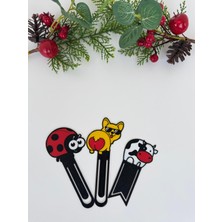 Todekora Sevimli Hayvan Figürlü 3’lü Kitap Ayracı – Çocuklara Kitap Alışkanlığı Kazandırmaya Yardımcı