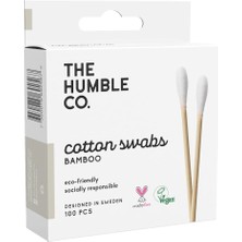 Hype Store Humble Co. Bamboo SWABS%100 Ekolojik Kulak Çubuğu 100 Adet White