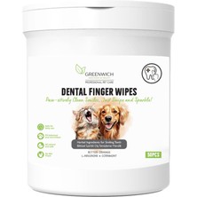 Hype Store Bitkisel Içerikli Kedi Köpek Diş Mendili 50 Adet | Tartar, Ağız Kokusu Giderici | Diş Beyazlatıcı |