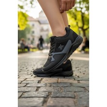 Enoch Erkek Günlük Spor Ayakkabı Fileli Sneaker X-Logo Detaylı ve Zırhlı Yürüyüş Modeli