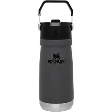 Hype Store Iceflow Paslanmaz Çelik Pipetli Su Şişesi, Vakum Yalıtımlı Su Şişesi, Ev ve Ofis Için, Hasır Sızdırm