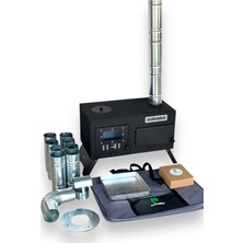 Hype Store Katlanır Ayaklı Kuzineli Kamp ve Çadır Sobası Çantalı