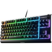 Hype Store Steelseries Apex 3 Tkl Türkçe Gaming Klavye Tenkeyless, 8 Bölge Rgb Aydınlatma Türkçe Qwerty