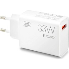 Hype Store Iphone Samsung Xiaomi Uyumlu 33W Turbo Fast Şarj Başlığı USB Başlık Girişli Ev Şarj (SG86 33W)