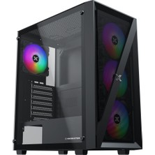 Xigmatek EN40979, Blade, 650W 80+, Mesh Panel, Tempered Glass, Rainbow, Atx Gamıng Kasa