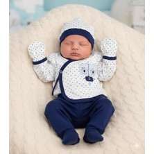 Cocopoco Mini Clouds Kids - Robot Desenli Hastane Çıkışı 10'lu Erkek Bebek-Kutulu Set