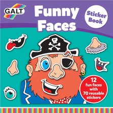 Hype Store Galt Funny Faces Sticker Book 3 Yaş+ Aktivite Kitabı (A3069A)
