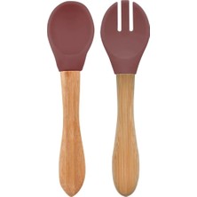 Hype Store Oioi Mama Kaşığı + Çatal - Velvet Rose