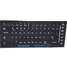 Hype Store 300161, Türkçe Q Siyah Klavye Stiker