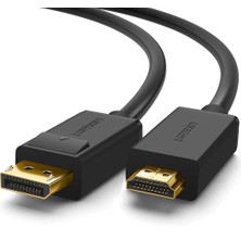 Hype Store 4K Displayport HDMI Dönüştürücü Kablo, Siyah, 1.5 Metre